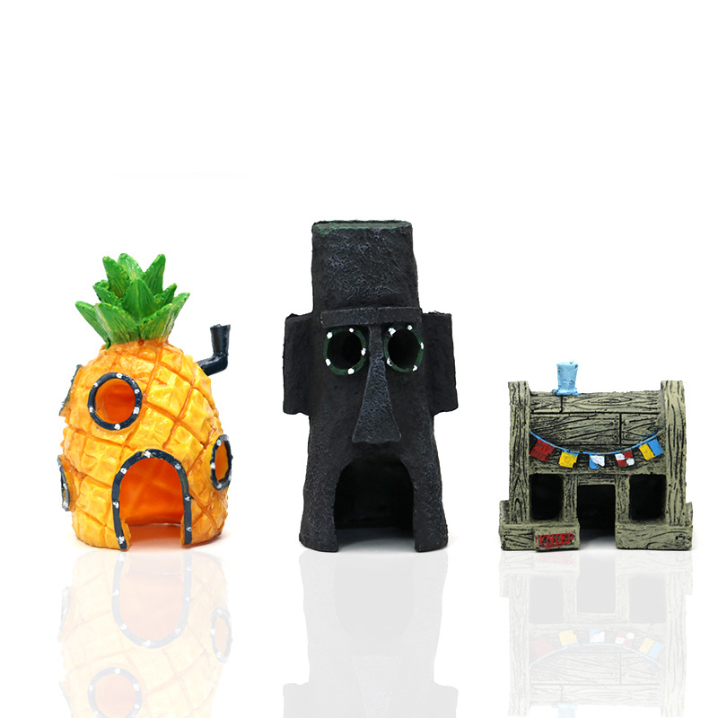 Marine Aquarium Hobby - Desenhos animados Fish Tank Decoração, casa