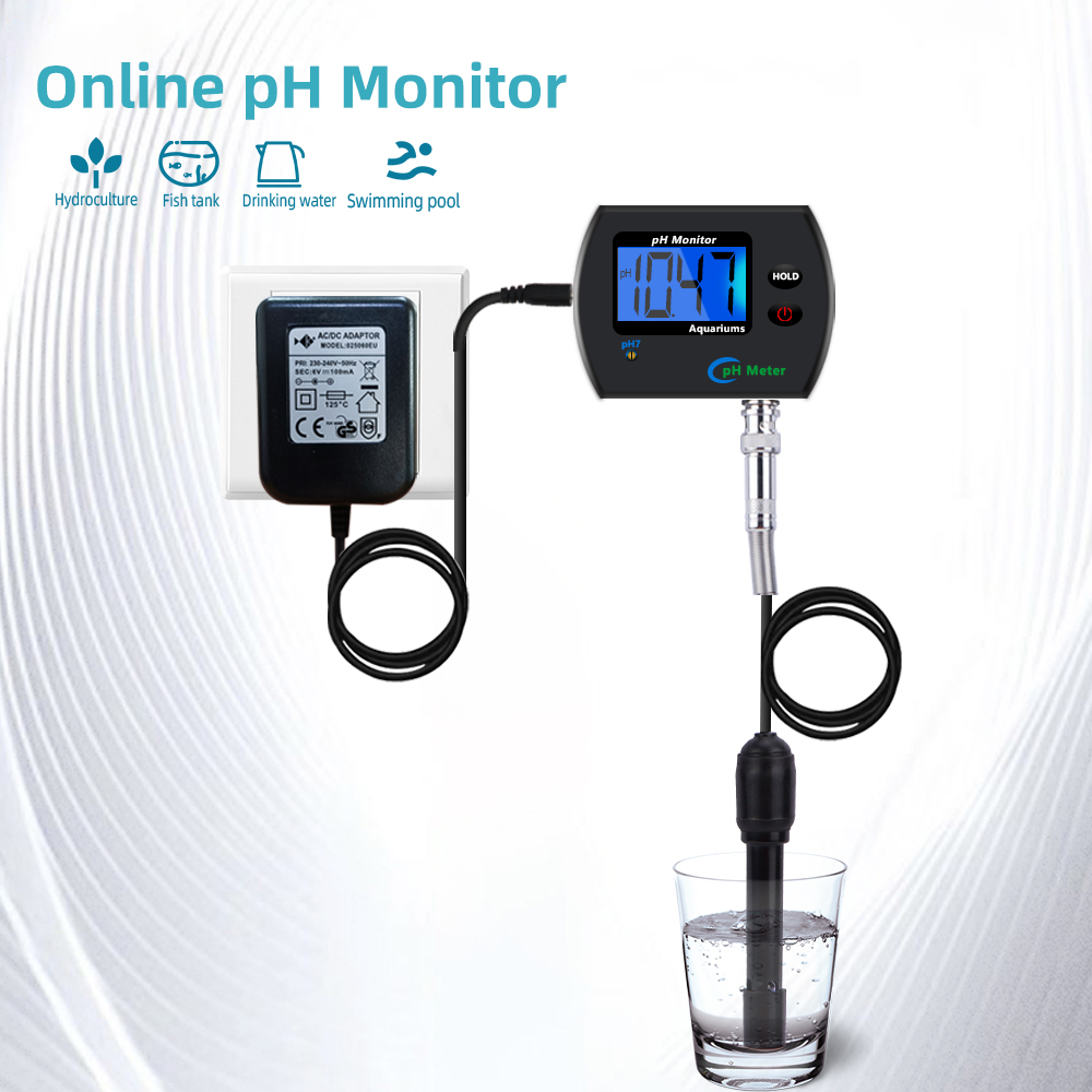 Marine Aquarium Par Meter - Água Digital Qualidade Tester, Multi-Parâmetro, Água