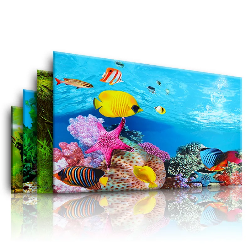 Marine Aquarium Hobby - Fundo para aquário 3d adesivo cartaz