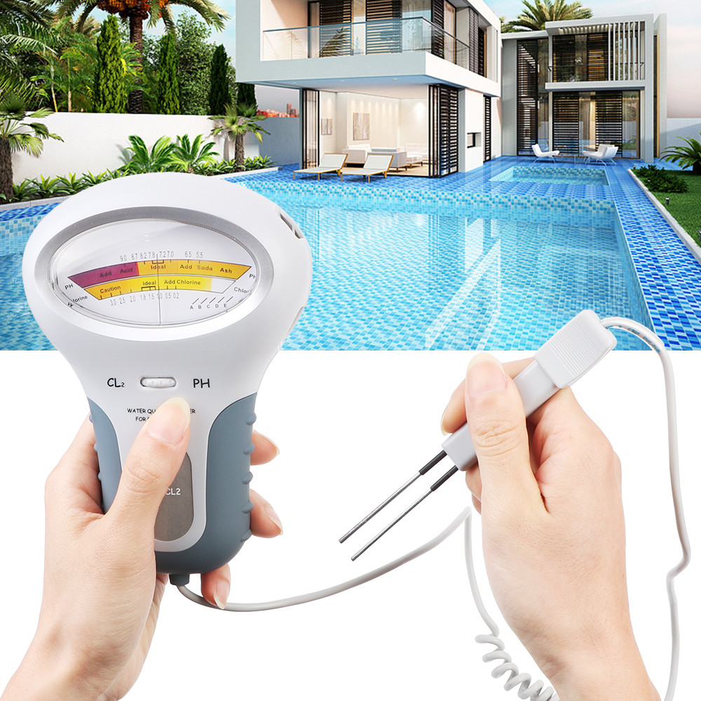 Marine Aquarium Water Testing - PC-102 PH Cloro Medidor Tester, Água
