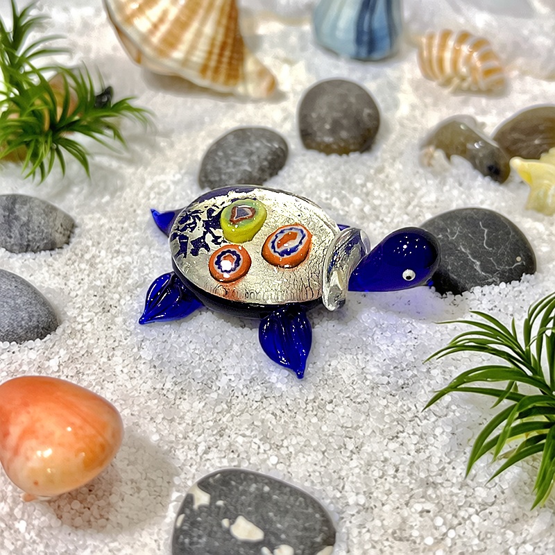 Marine Aquarium Orp - Miniatura Artesanal de Tartaruga em Vidro