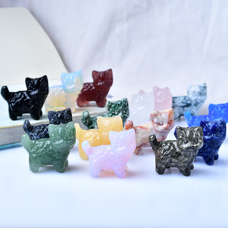 Marine Aquarium Hobby - Kitten Carving Piece Decoração, Witchy Adorável