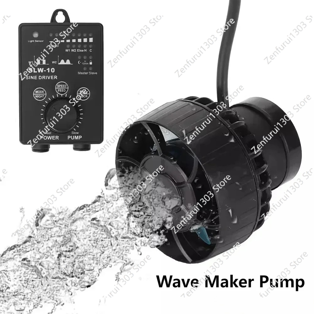 Marine Aquarium Wave Maker - Bomba Geradora de Ondas Silenciosa SLW10/20/30