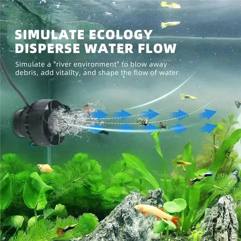 Marine Aquarium Wave Maker - Bomba Geradora de Ondas Silenciosa A23P