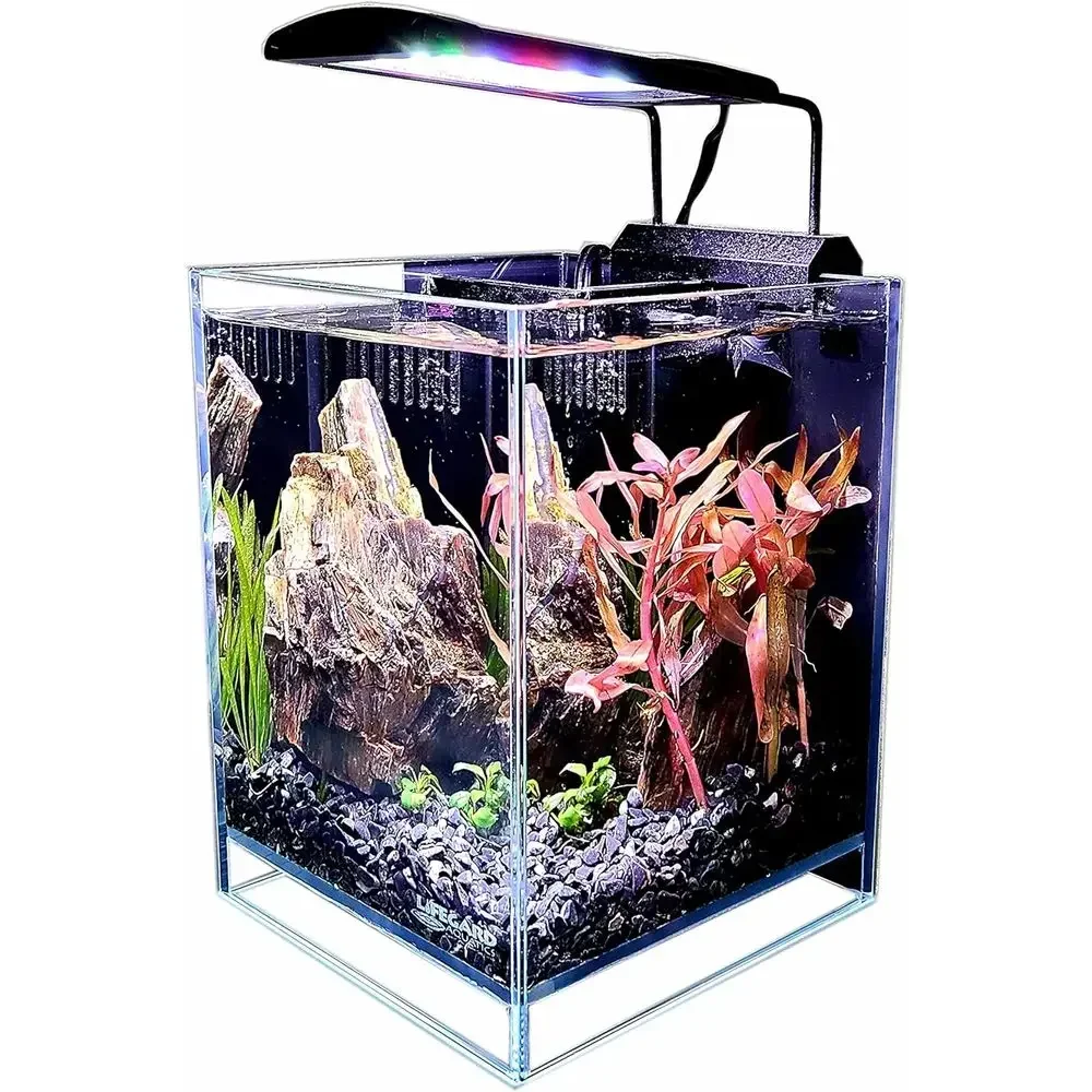 Marine Aquarium All In One - Aquário de Cristal Ultra Transparente com