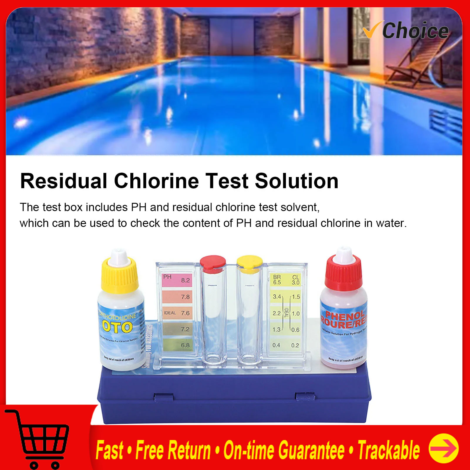 Marine Test Kit - Solução de teste de qualidade da