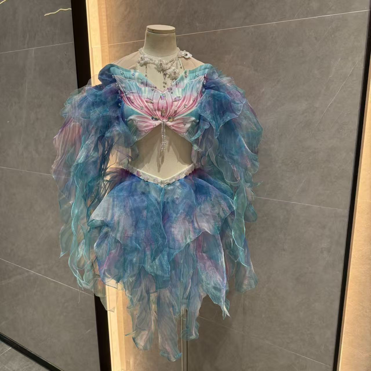 Aquarium & Marine Museum Ums - Saia de Dança Aquática Sereia Vestido