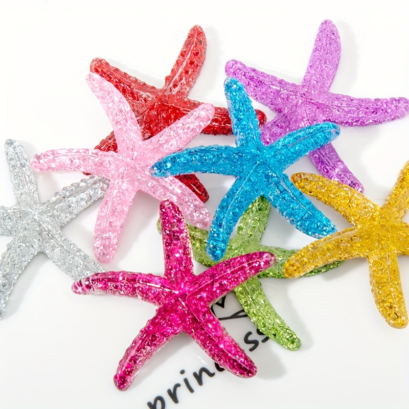 Marine Aquarium Hobby - 10 Peças de Estrelas-do-mar de Resina