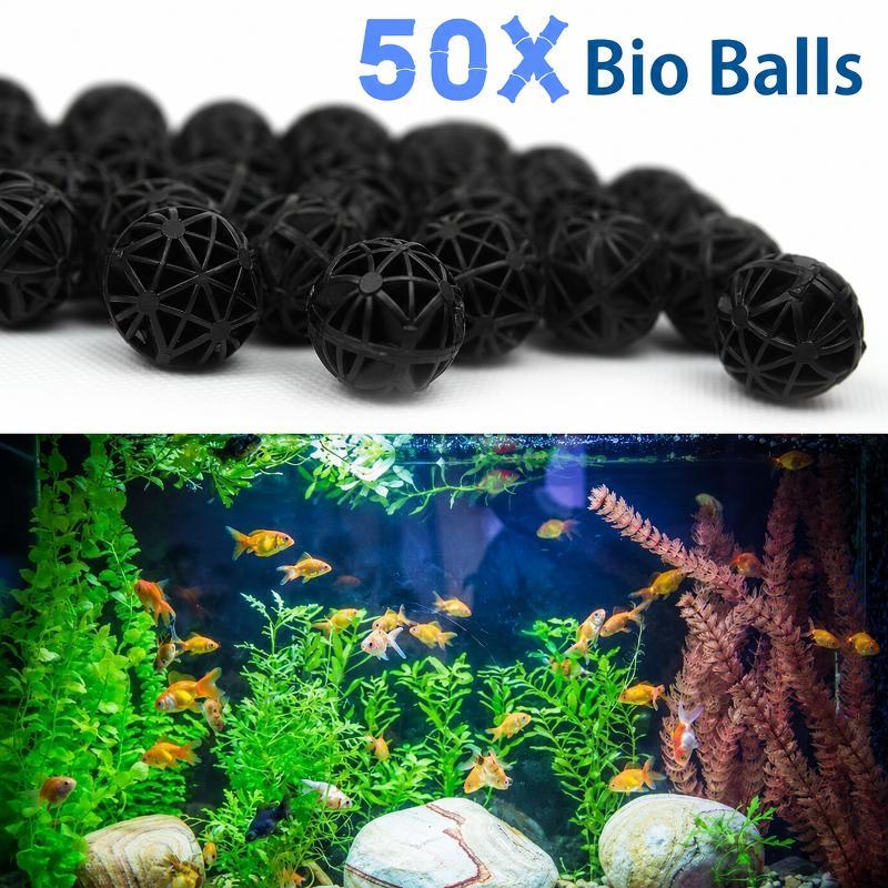 50 Peças de Bolas de Filtro Bi - Marine Aquarium & Regional Centre Reviews avaliação e preço