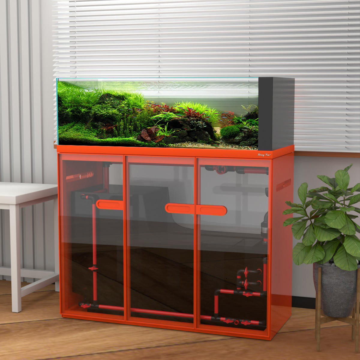 Grande estilo moderno tanque d - Marine Aquarium Tank For Sale avaliação e preço
