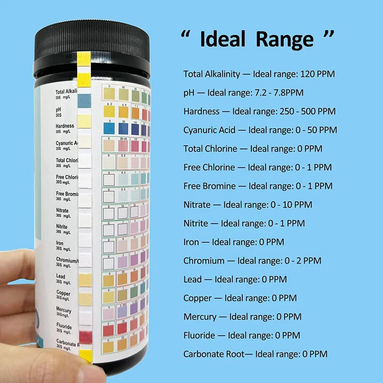 Kit de Teste de Água 16 em 1,  - Marine Aquarium Water Testing avaliação e preço