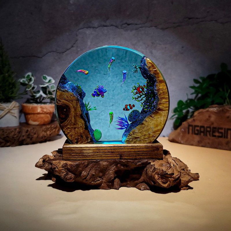 Luminária de Mesa de Resina co - Aquarium & Marine Museum Ums avaliação e preço