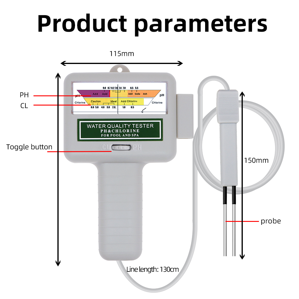 PC-102 PH Cloro Medidor Tester - Marine Aquarium Water Testing avaliação e preço