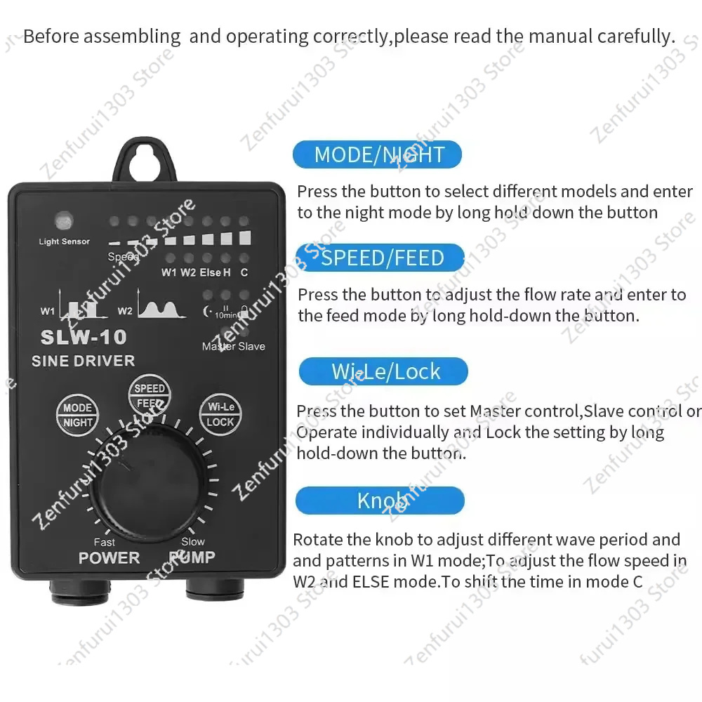 Bomba Geradora de Ondas Silenc - Marine Aquarium Wave Maker avaliação e preço