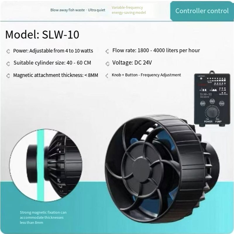 Bomba Geradora de Ondas Silenc - Marine Aquarium Wave Maker avaliação e preço
