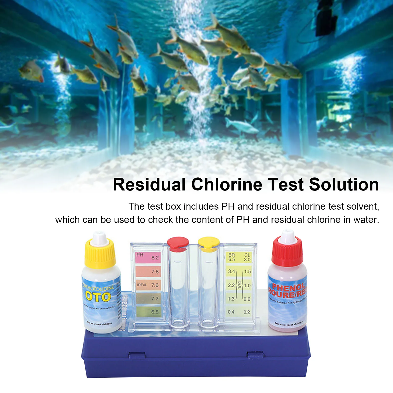 Solução de teste de qualidade  - Marine Test Kit avaliação e preço
