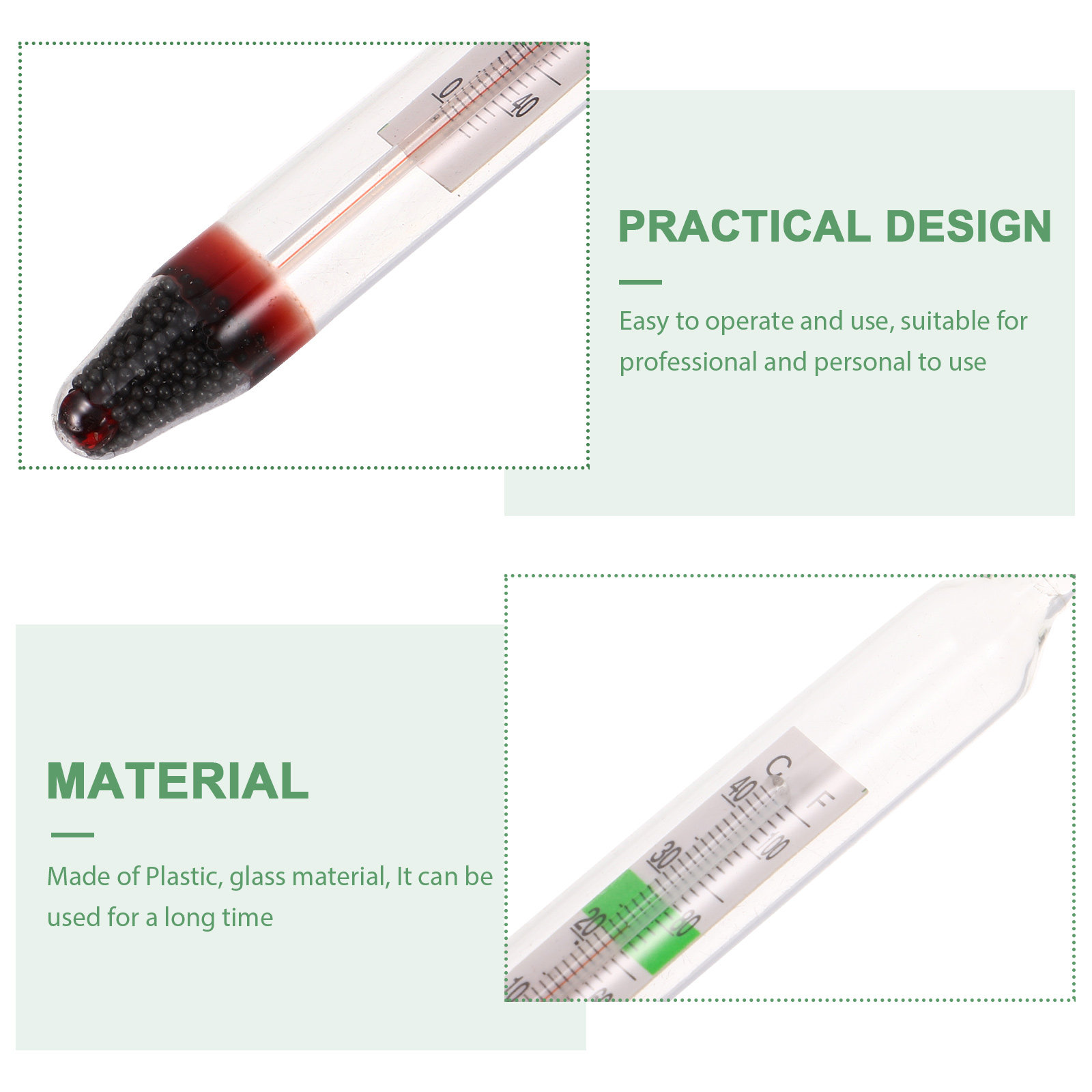 1 Conjunto de Hidrômetro de Sa - Marine Aquarium Water Testing avaliação e preço